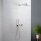 Kibi Circular 2 Function Thermostatic Shower System With Rough In Valve- Brushed Nickel KSF410BN - alternate 4